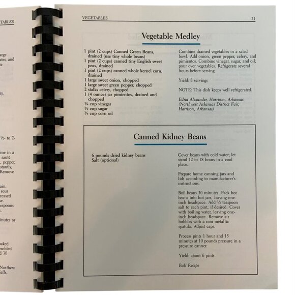 Ball Blue-Ribbon Cookbook First Edition 1992 Spiral Bound Recipe Book - Picture 6 of 15